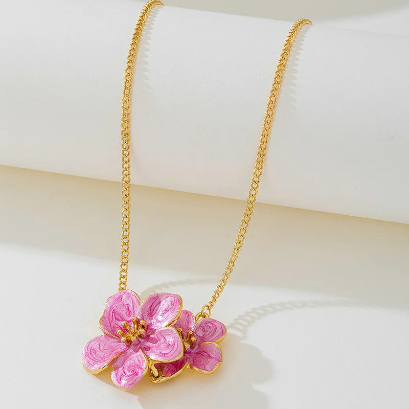 Florencia Verde Enamel Necklace