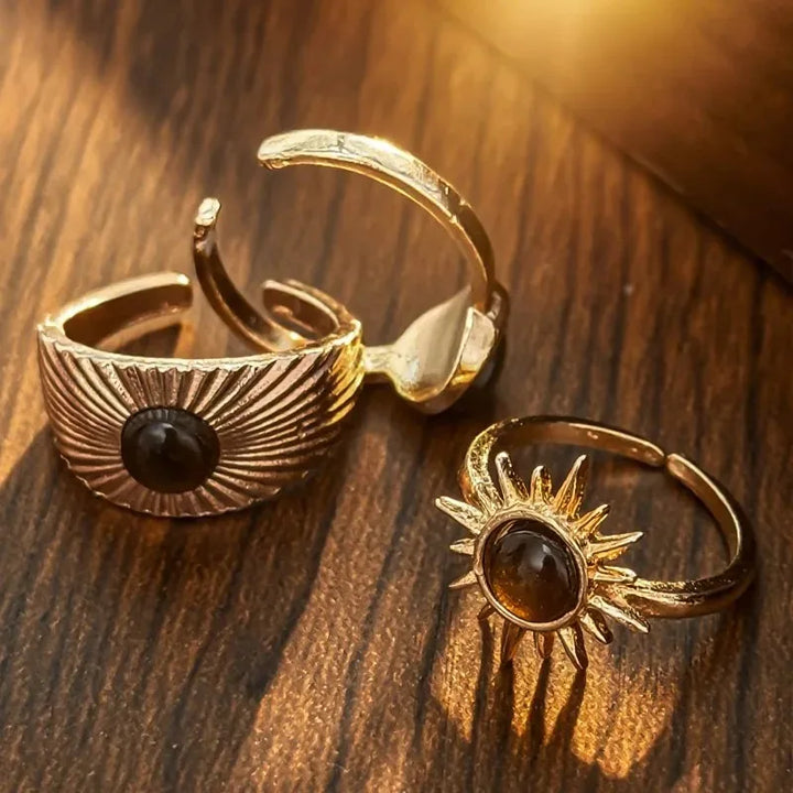 Hélèna Sol Ring Set