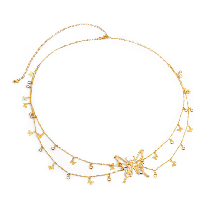 Gossamer Butterfly Waist Chain