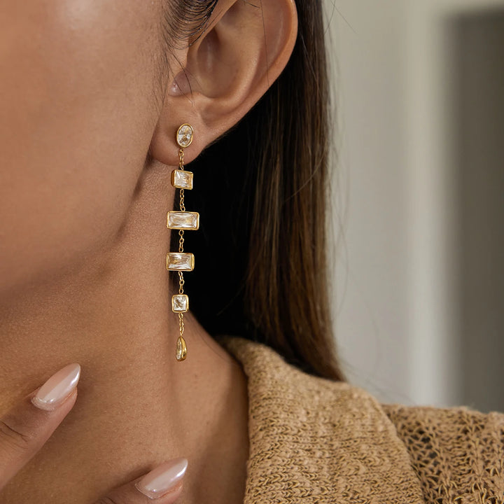 Étheria Cascada Steel Earrings