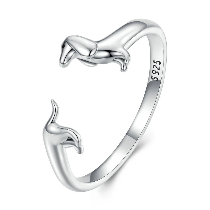 Puppy Love Sterling Silver Ring