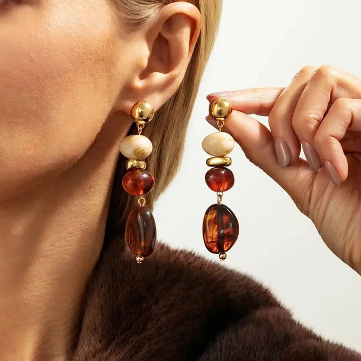 Desert rose Drop Earrings