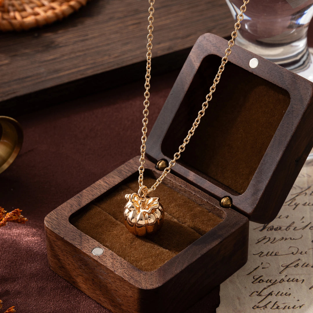Lillian Pumpkin Charm Necklace