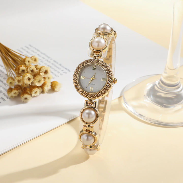 Valeria Pearl Bracelet Watch