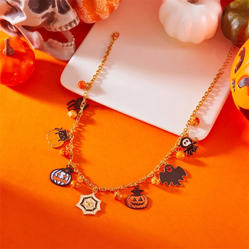 Minerva Spooky Charms Necklace