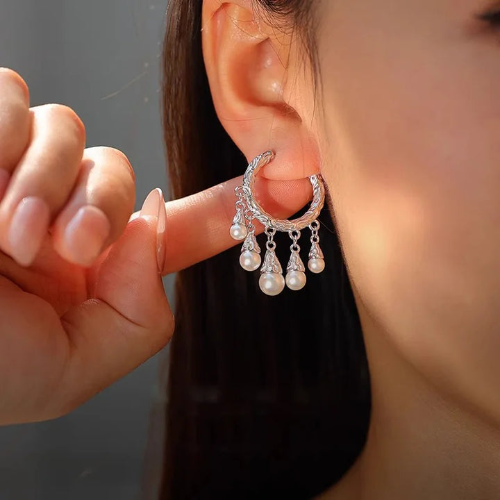 Évelina Pearl Drop Earrings