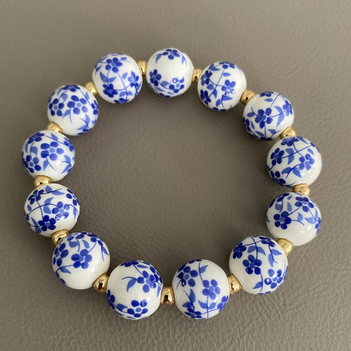 Marvain Porcelain Bead Bracelet