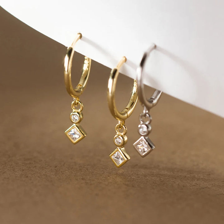 Little Star .1 Silver Hoops