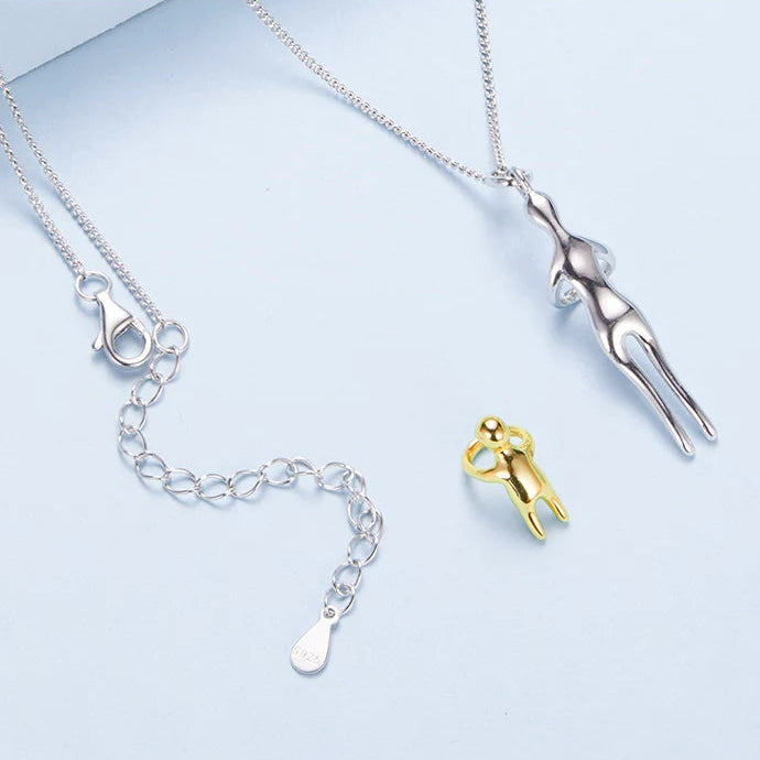 Bound By Purity Silver Necklace