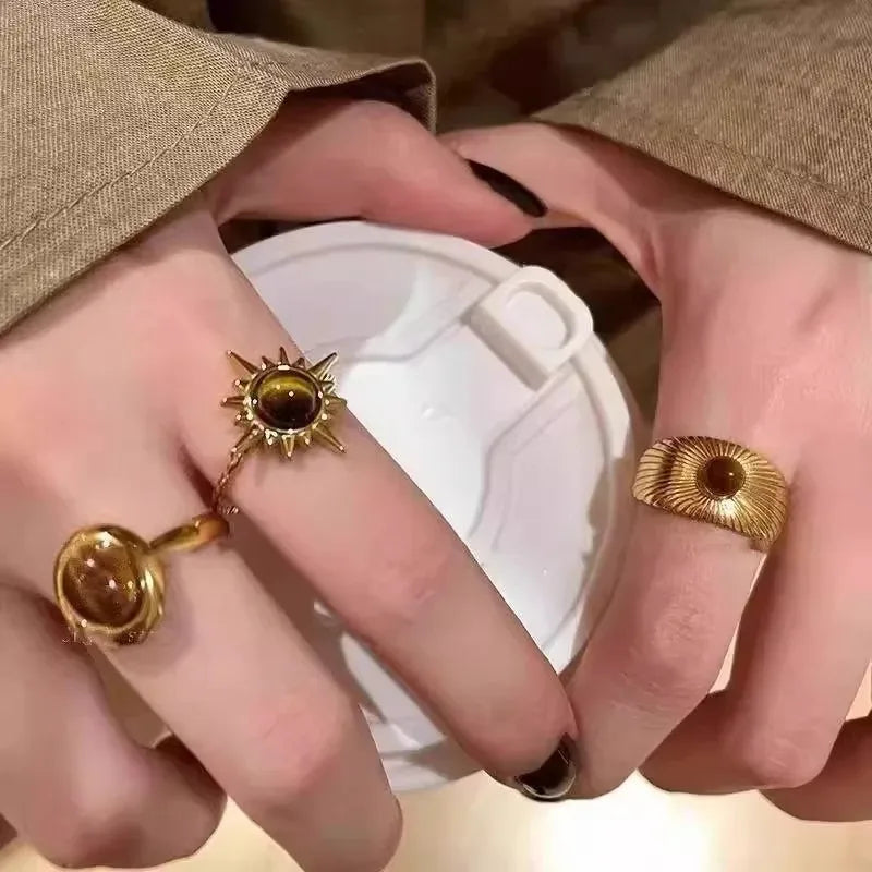 Hélèna Sol Ring Set