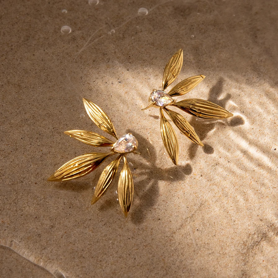 Évora Gold-Plated Earrings