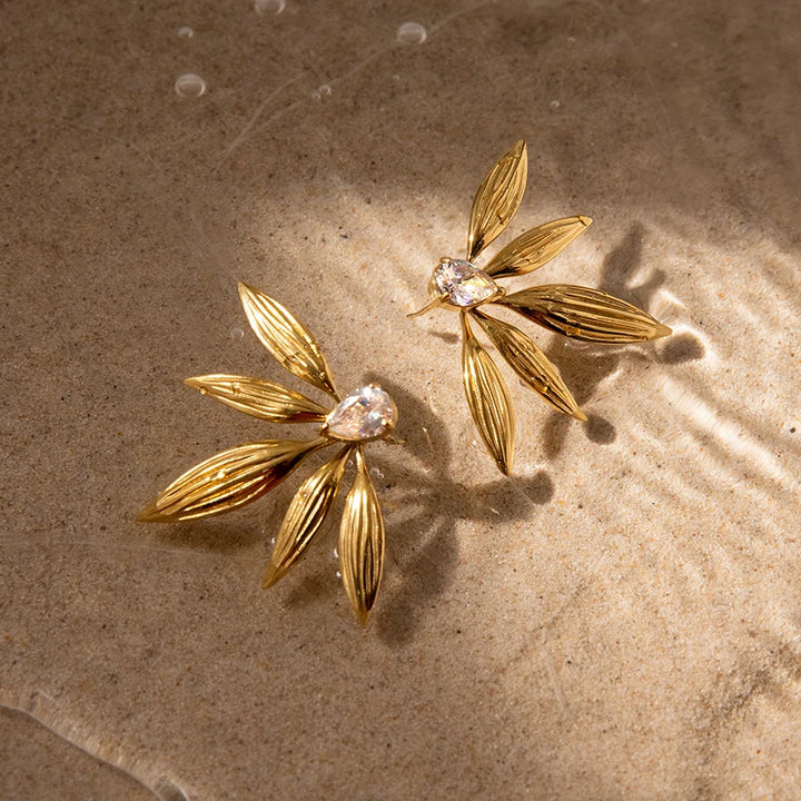 Évora Gold-Plated Earrings