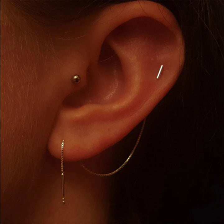 Ena Sol Chain Earrings