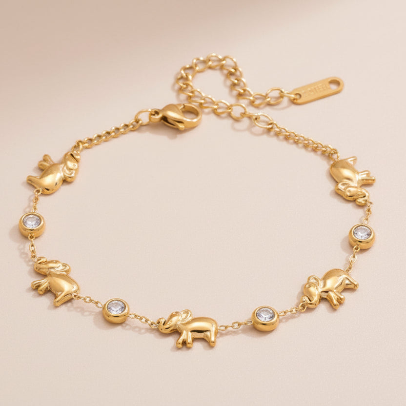 A Little Luck Steel Bracelet