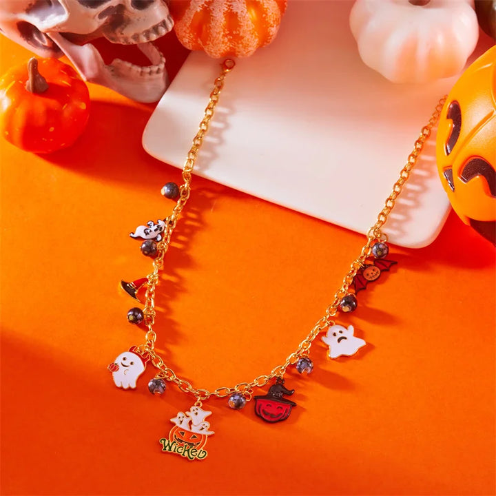 Minerva Spooky Charms Necklace