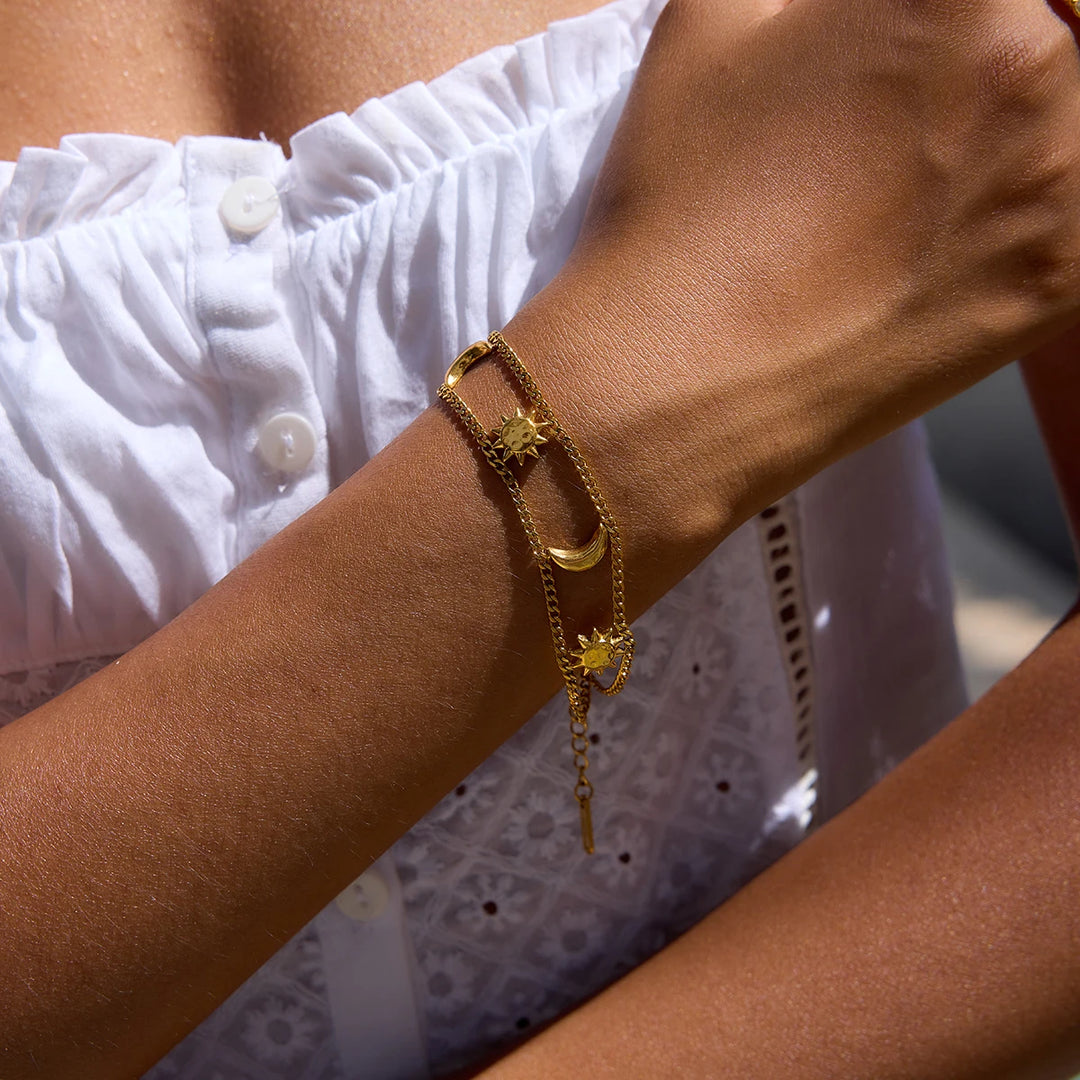 Lunara Sun & Moon Bracelet