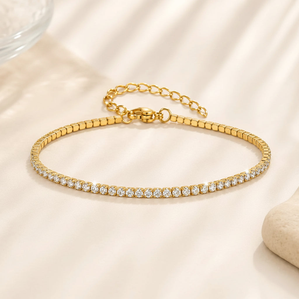 Lucy Line Tennis Anklet