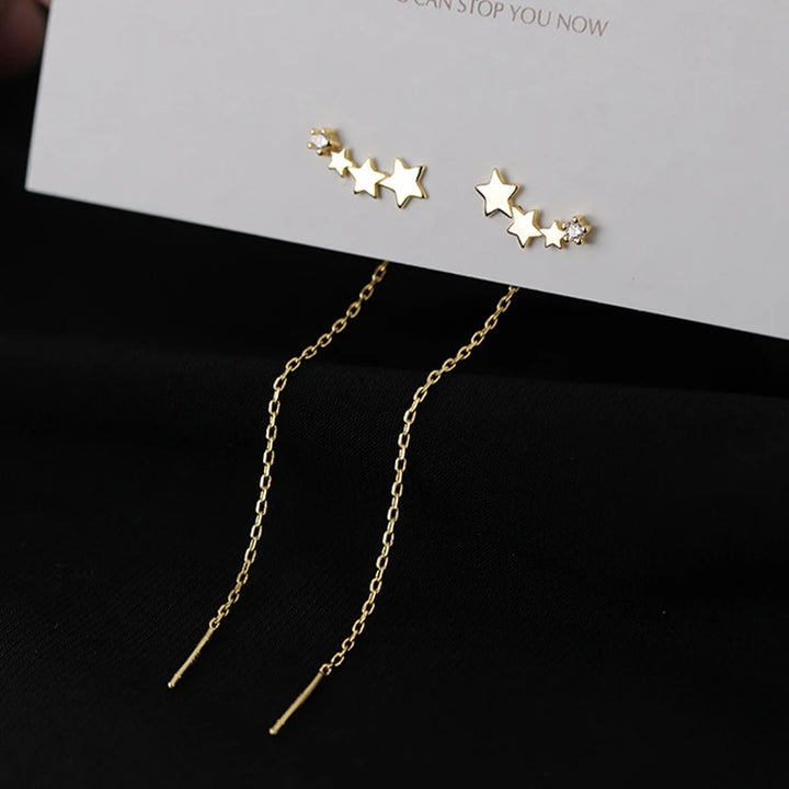 Astéria Star Threader Earrings