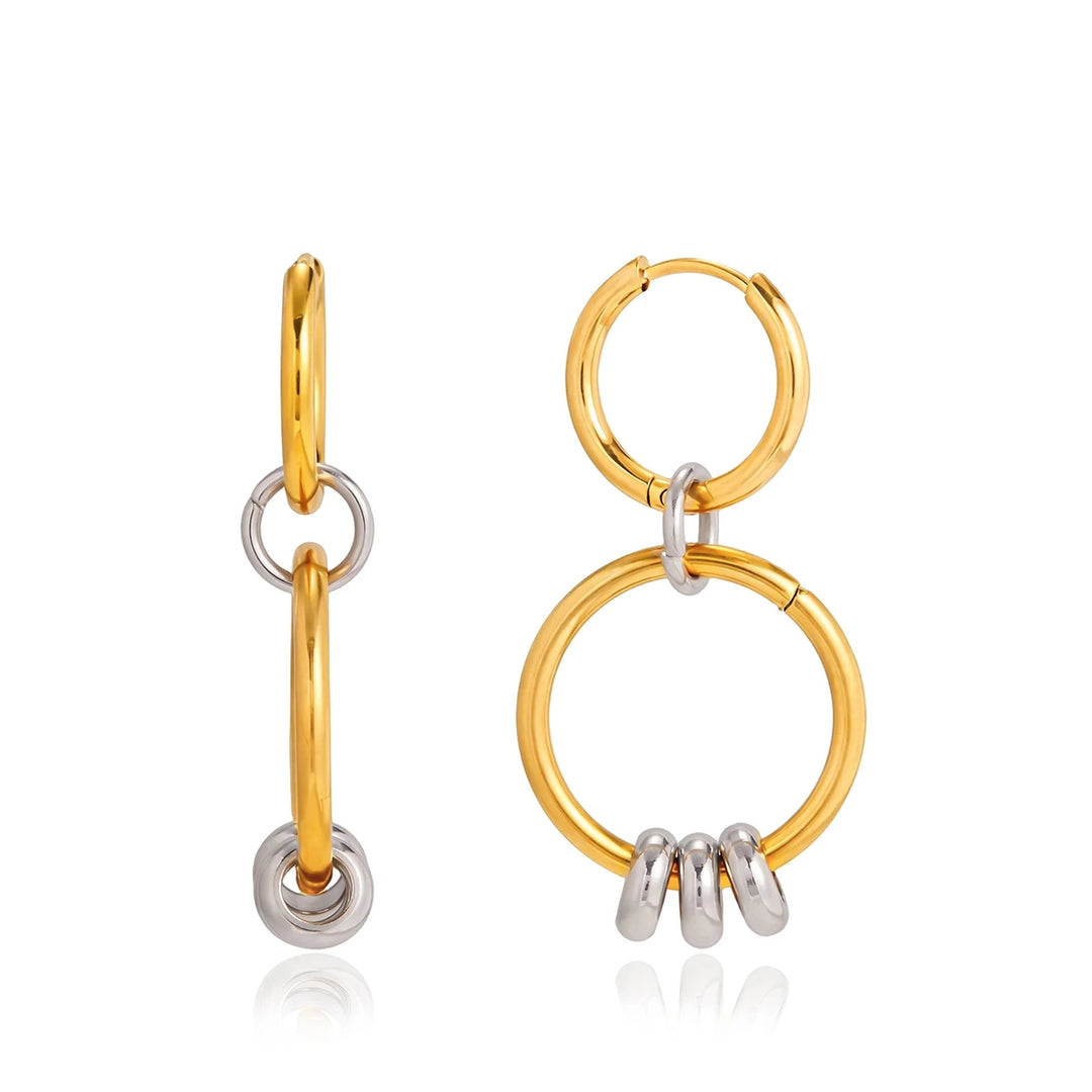 Infinity 18k Gold-Plated Earrings