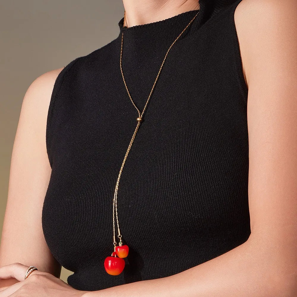 Crimson Orchard Necklace