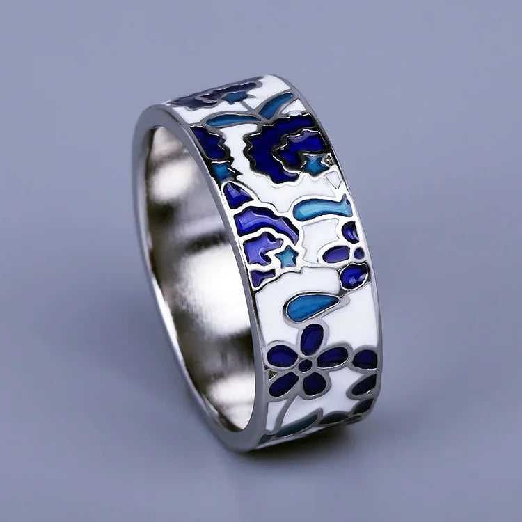 Alvynia Delft Sterling Silver Ring