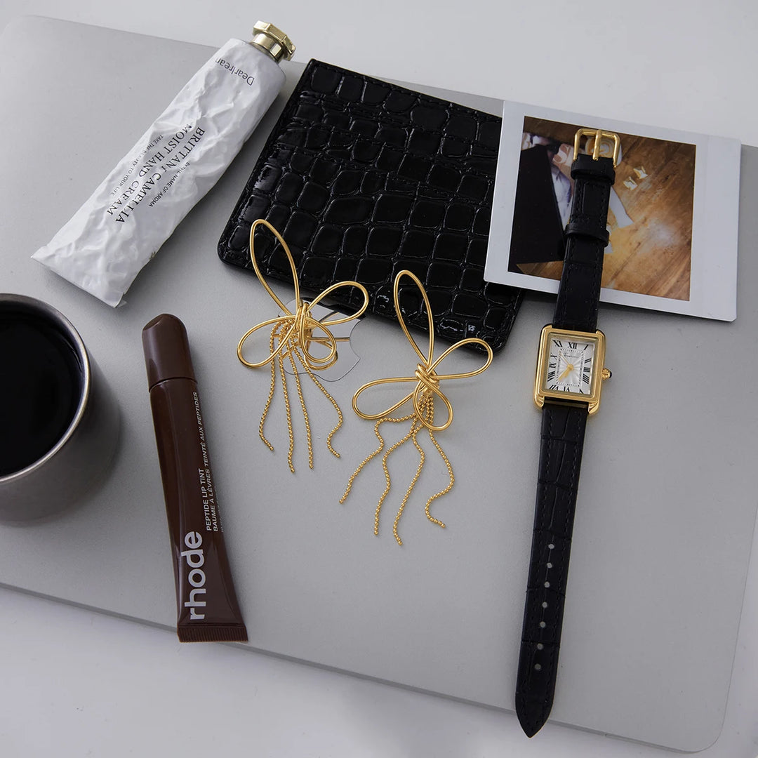 Continuity Gold-Plated Earrings