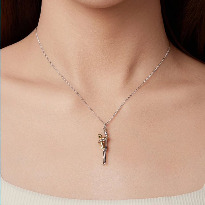 Bound By Purity Silver Necklace