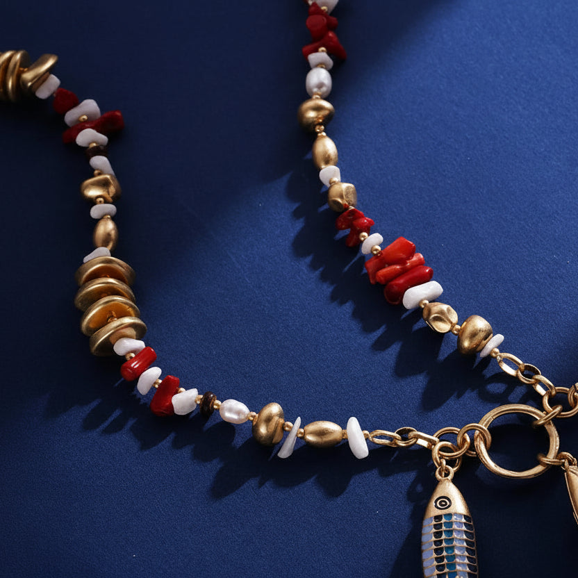 Sunny Shores Charms Necklace