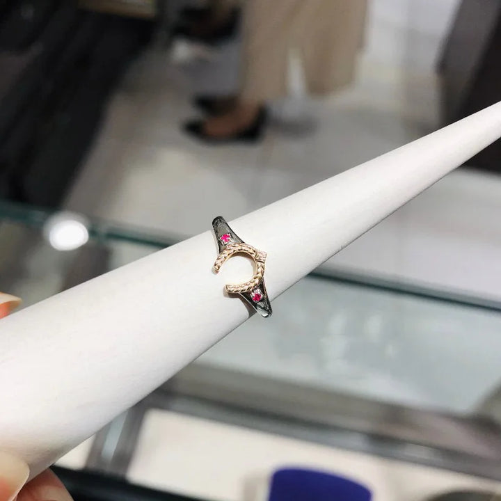 Équilina Gallery Silver Ring
