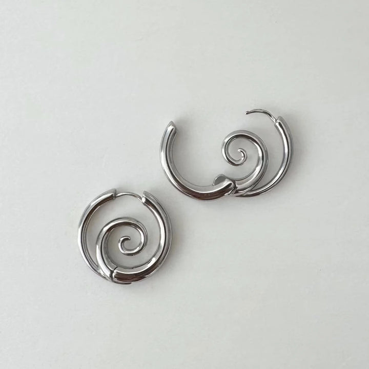 Kazumi Spiral Earrings