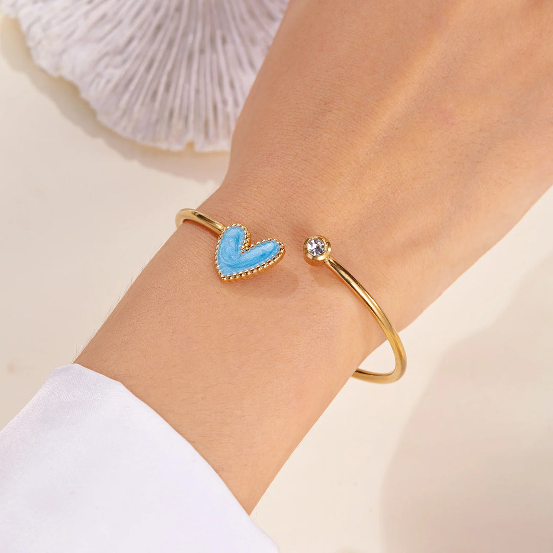 Dorian Prism Heart Bracelet