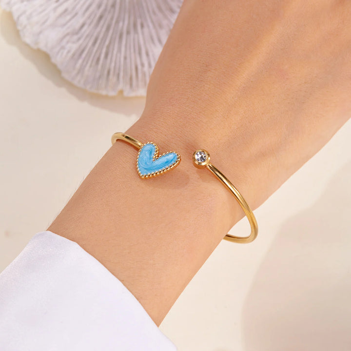 Dorian Prism Heart Bracelet