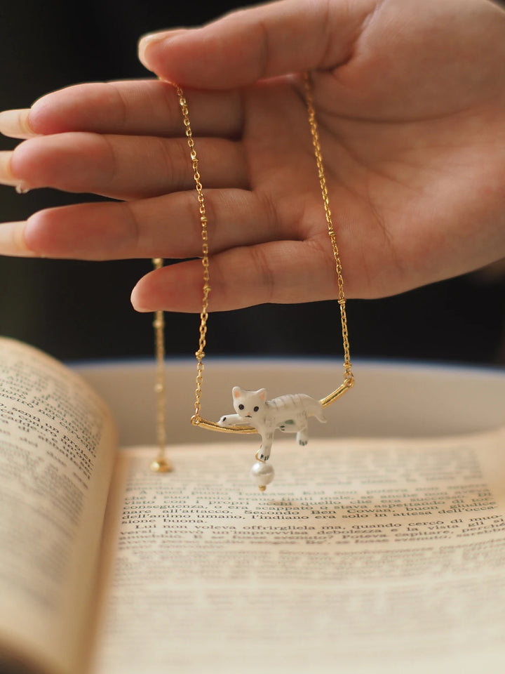 Artist’s Cat Hoop & Pendant