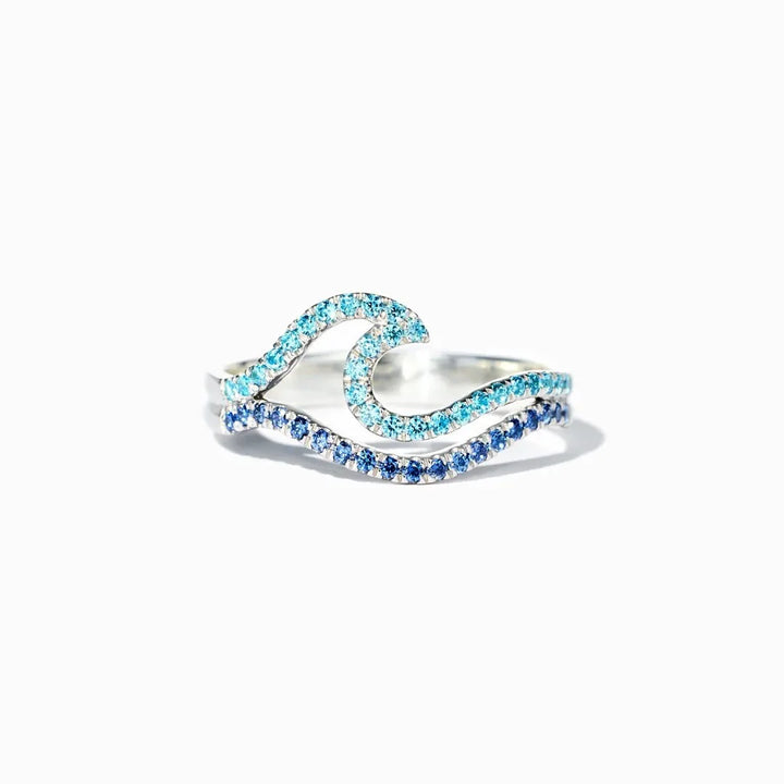 Coastal Wave Pavé Ring