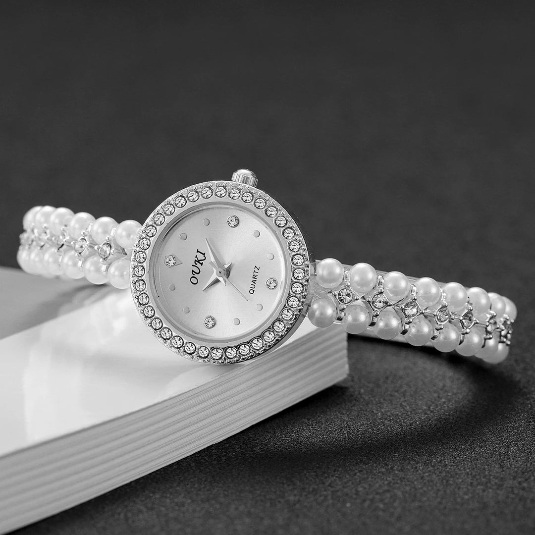 Vivianne Pearl Bracelet Watch