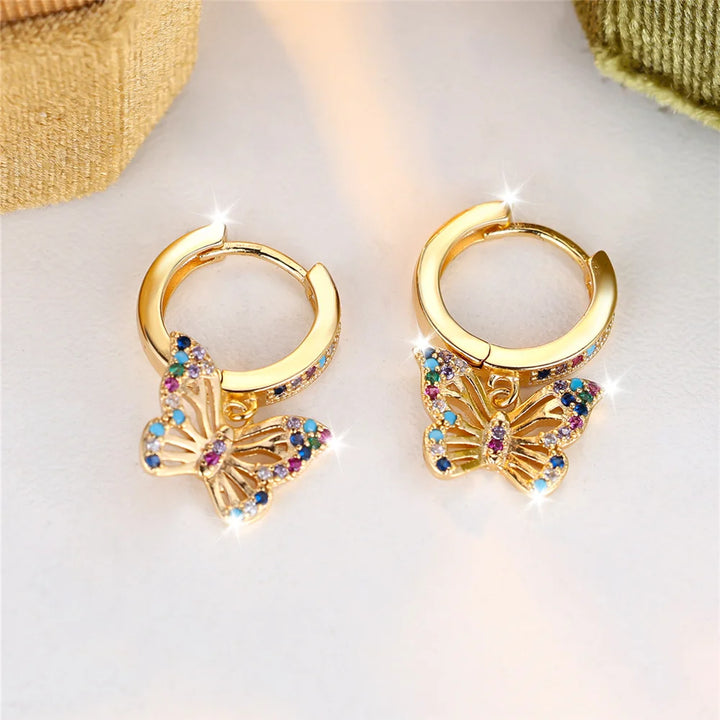 Brightwing Hoop Earrings