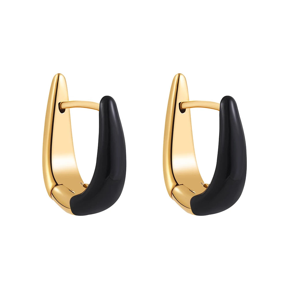 Forma U 18k Gold-Plated Hoops
