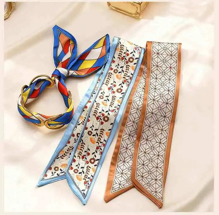 Elowen Silk Scarf Cuff Bracelet