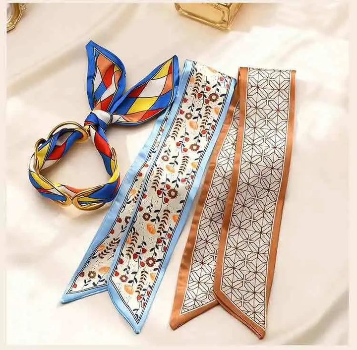 Elowen Silk Scarf Cuff Bracelet
