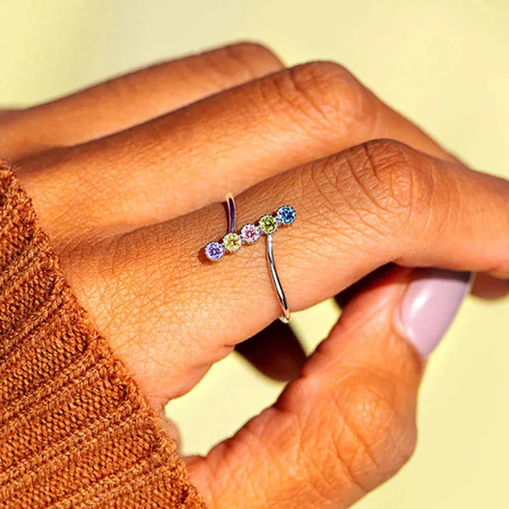 Colorfall Contour Ring