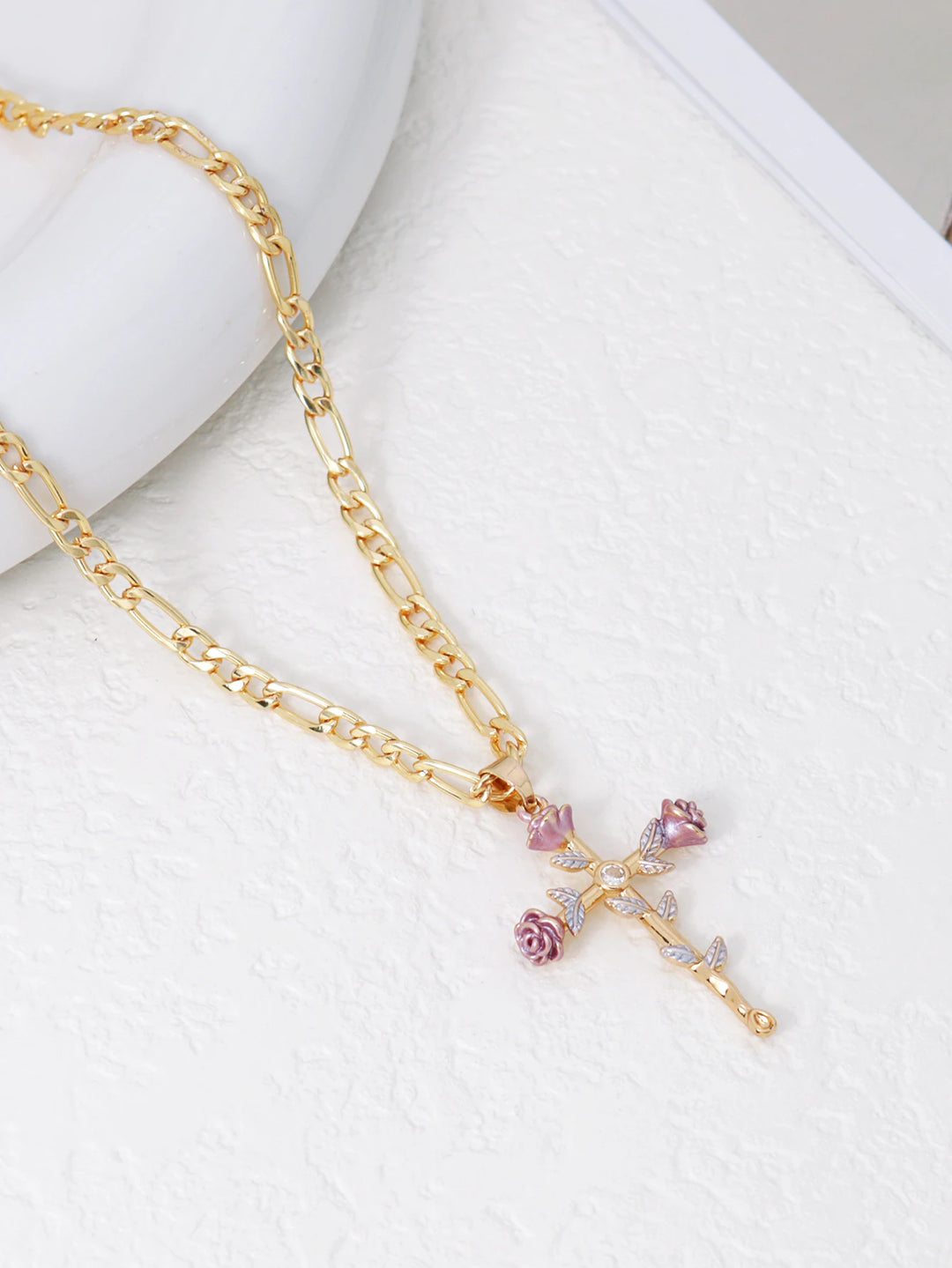 Rosalith Grace Cross Necklace