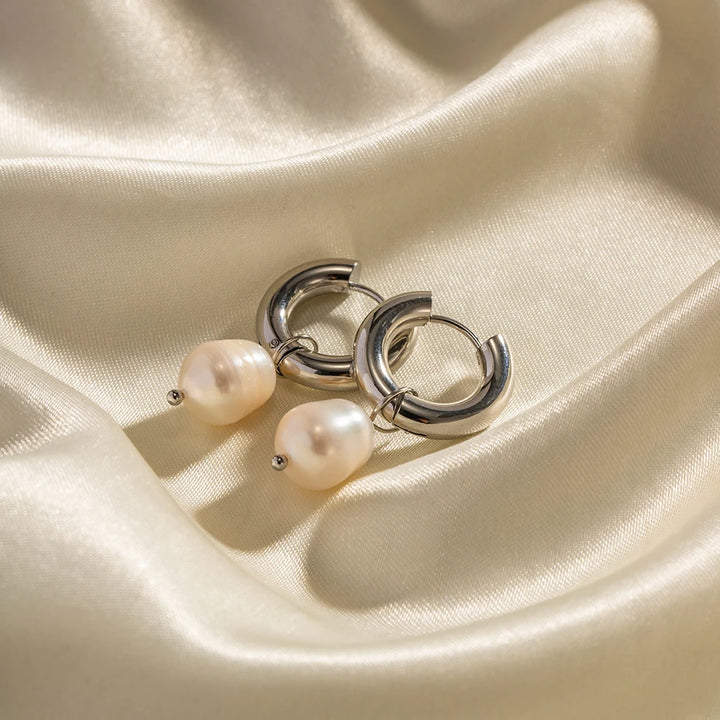 Kaia Pearl Hoops