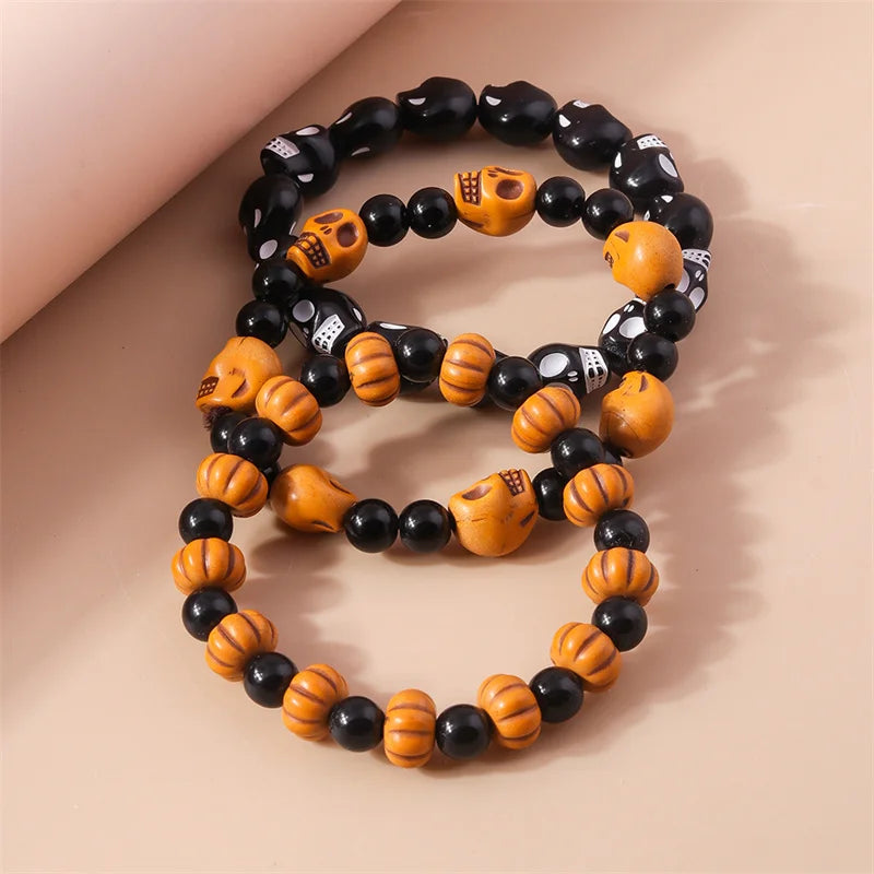Cindral Beaded Halloween Bracelet