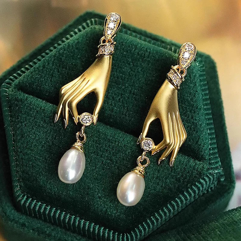 Manétte Pearl-Drop Earrings
