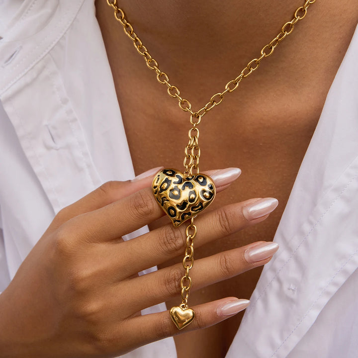 Intuitive Heart Gold-Plated Necklace