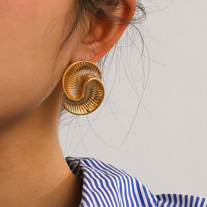 Hélixia Gold-Plated Studs