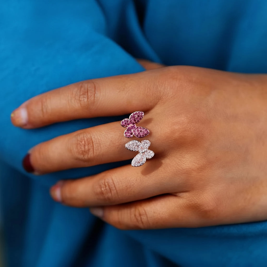 Love Note Butterfly Ring
