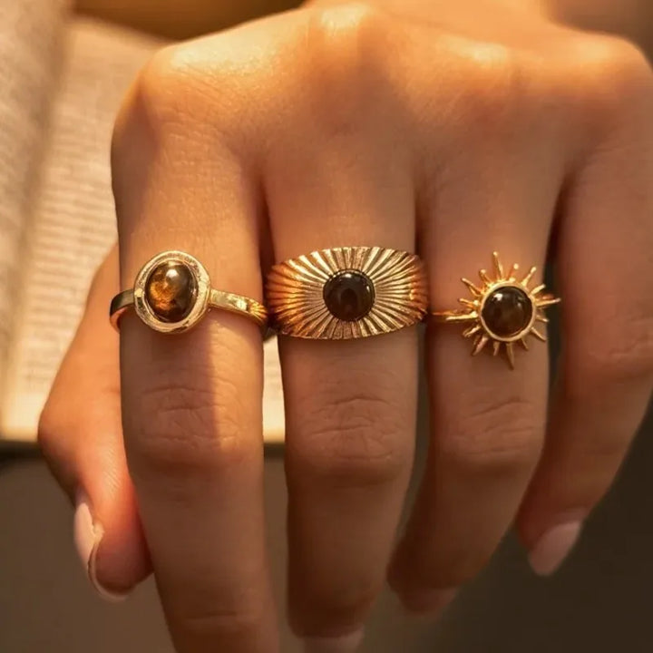Hélèna Sol Ring Set
