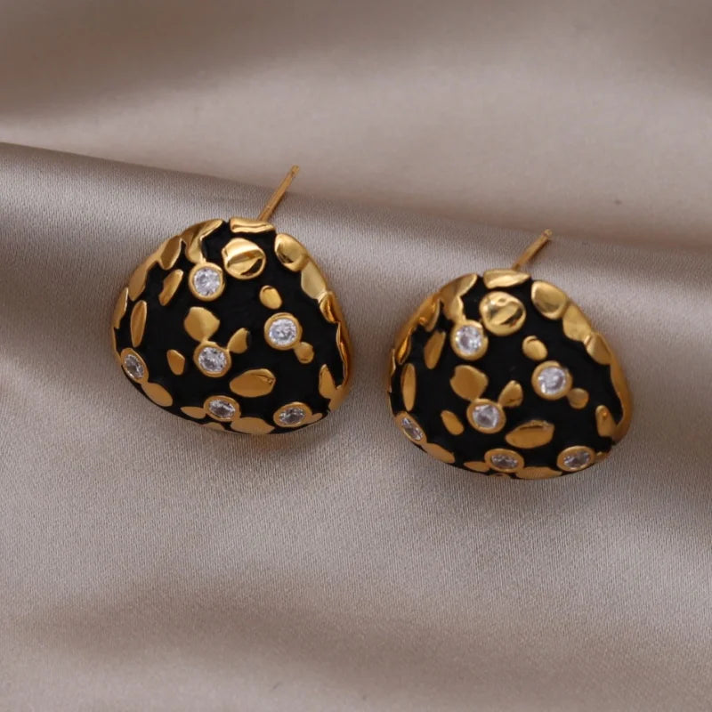 Xárya 18k Gold-Plated Studs
