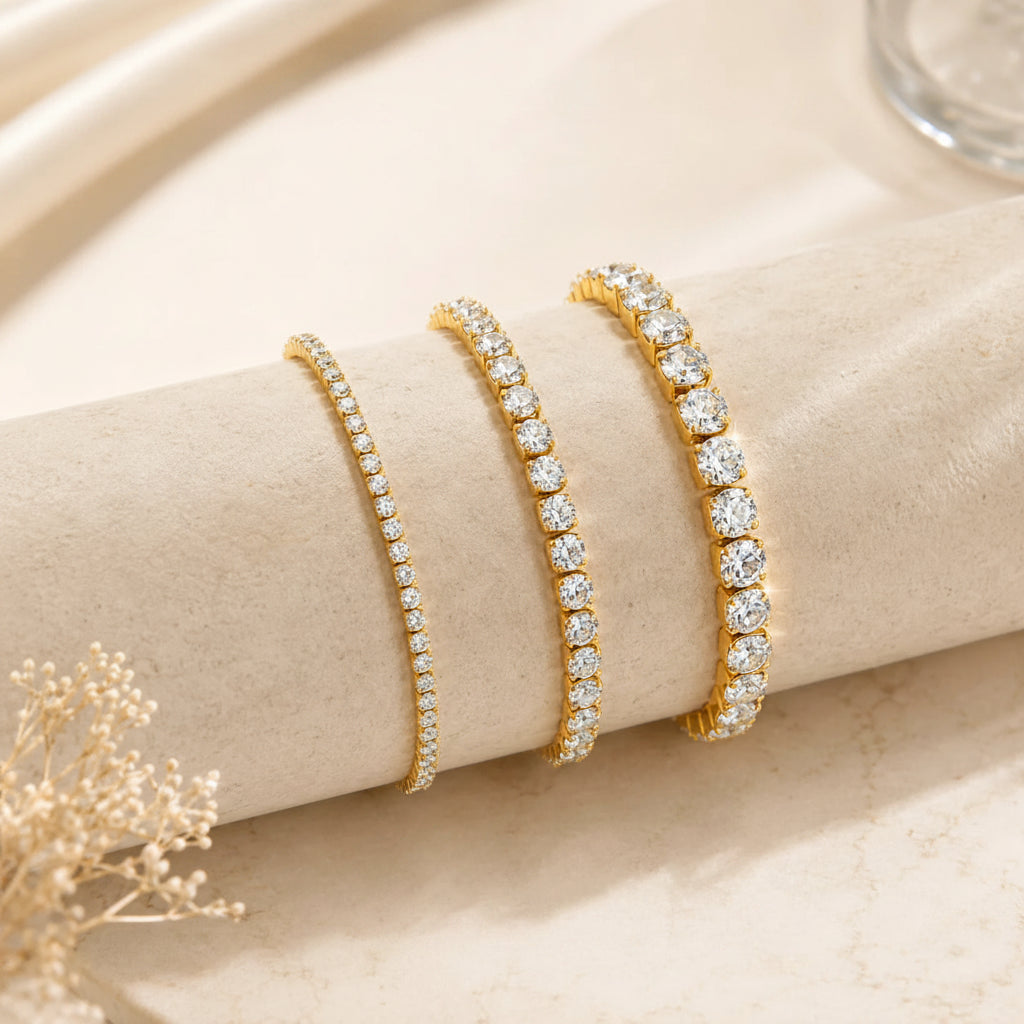 Lucy Line Tennis Anklet